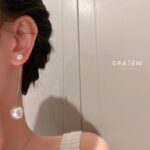 Bông tai dáng dài · khuyên tròn