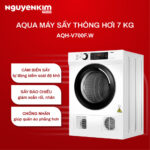 [Bán chạy] Máy sấy quần áo thông hơi Aqua 7 kg AQH-V700F.W