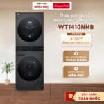 Tháp Giặt Sấy LG WashTower Giặt 14Kg/ Sấy 10Kg Màu Đen WT1410NHB