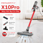 Máy Hút Bụi Có Dây PerySmith X10Pro Lực Hút Mạnh 21.000 Pa, Công Suất 600W, Gọn Nhẹ 1Kg