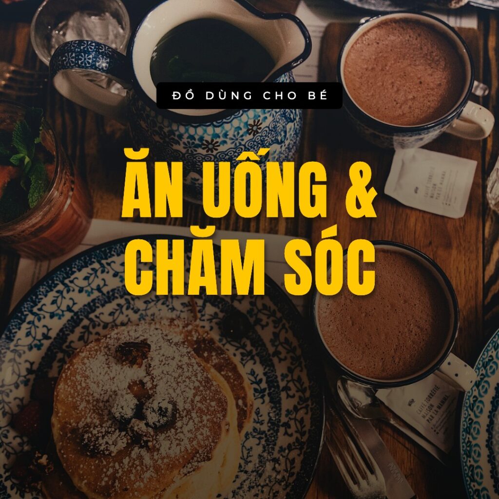 Banner mục Ăn uống và chăm sóc, bộ sưu tập Đồ dùng cho bé