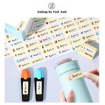 Sticker dán tên con