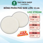 bông phấn phủ trang điểm The Face Shop Daily Beauty Tools — món mình lưu trong đợt cập nhật tháng 8/2026