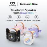 Loa karaoke bluetooth Goojodoq kèm hai micro — sản phẩm mình lưu trong bộ sưu tập Điện tử & Gia dụng