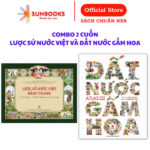 Combo sách Đất Nước Gấm Hoa và Lược Sử Nước Việt Bằng Tranh