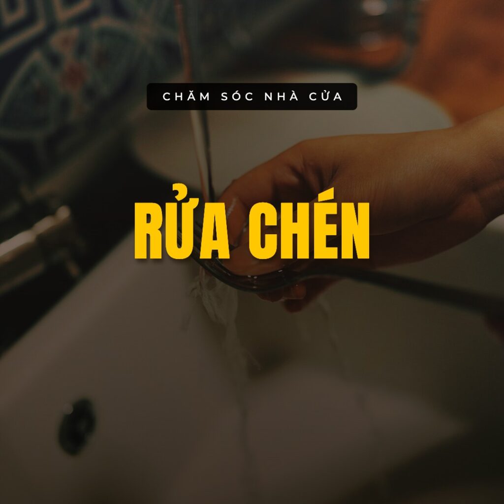 Rửa chén — mục trong bộ sưu tập Chăm sóc nhà cửa trên thiau.vn