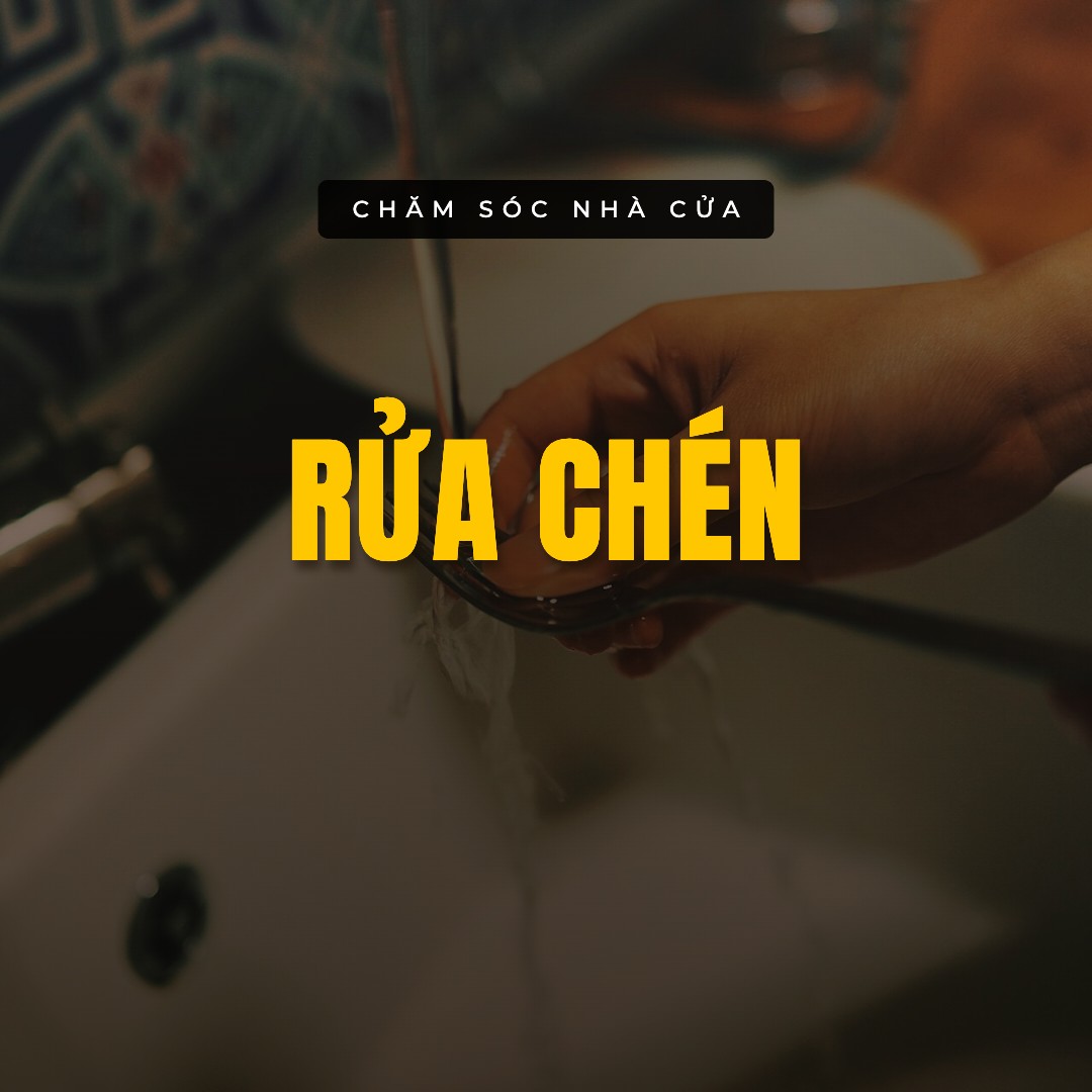 Rửa chén — mục trong bộ sưu tập Chăm sóc nhà cửa trên thiau.vn
